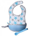 B.box Travel Bib + Flexible Spoon – Shining Star