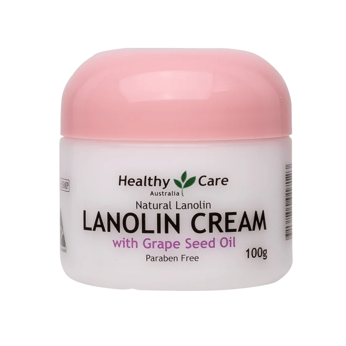 Healthy Care Lanolin Cream with Grape Seed 100g
