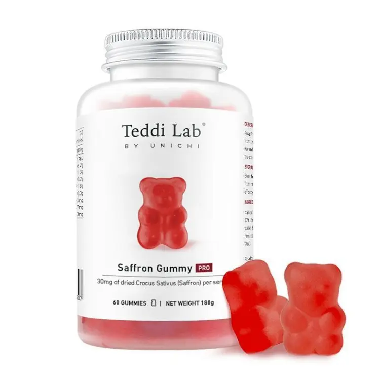 Unichi Teddi Lab Saffron Gummy PRO 60 Gummies