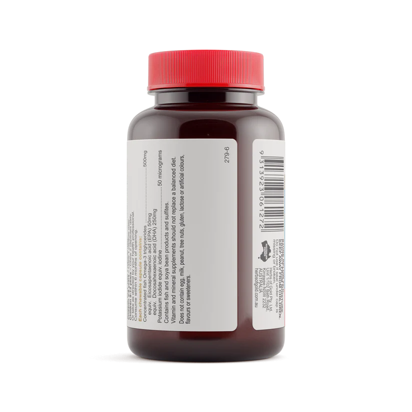 Herbs of Gold Childrens Fish-i Care 60 Capsules