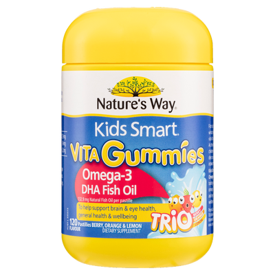 Nature's Way Kids Smart Vita Gummies Omega Fish Oil 60 Pastilles