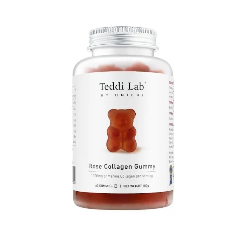 Unichi Rosa Prima Rose Collagen 60 Gummies