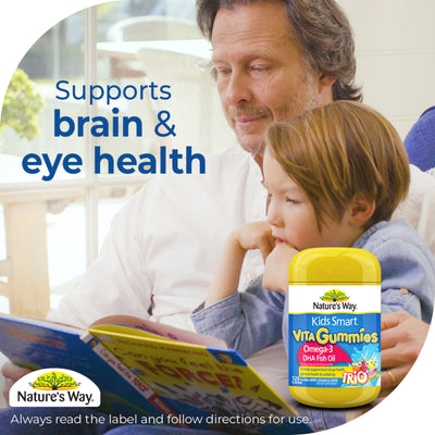 Nature's Way Kids Smart Vita Gummies Omega Fish Oil 60 Pastilles