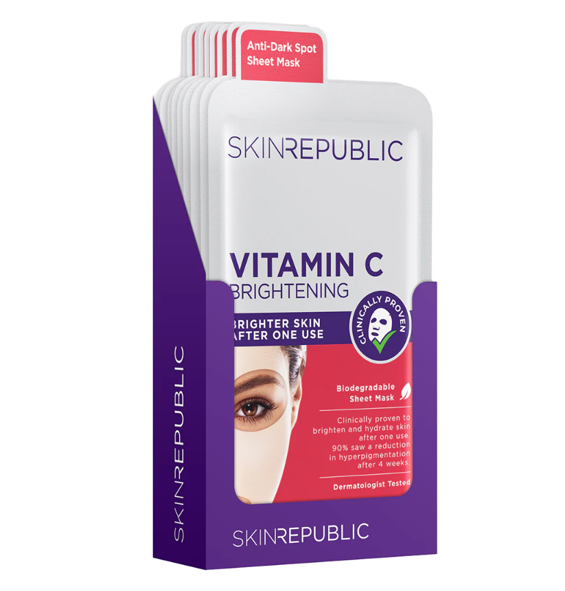 Skin Republic Brightening Vitamin C Face Mask 25ml (10 Pack)