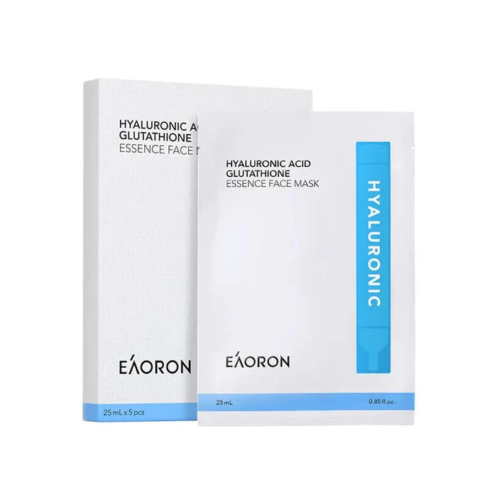 Eaoron Hyaluronic Acid Glutathione Essence Face Mask 25ml*5pcs