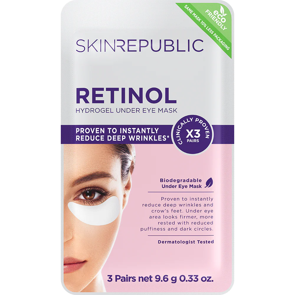 Skin Republic Retinol Hydrogel Under Eye Mask 3 Pairs