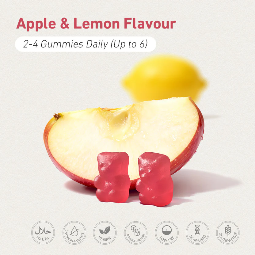 Unichi Teddi Lab Apple cider  Vinegar Gummy 60 Gummies