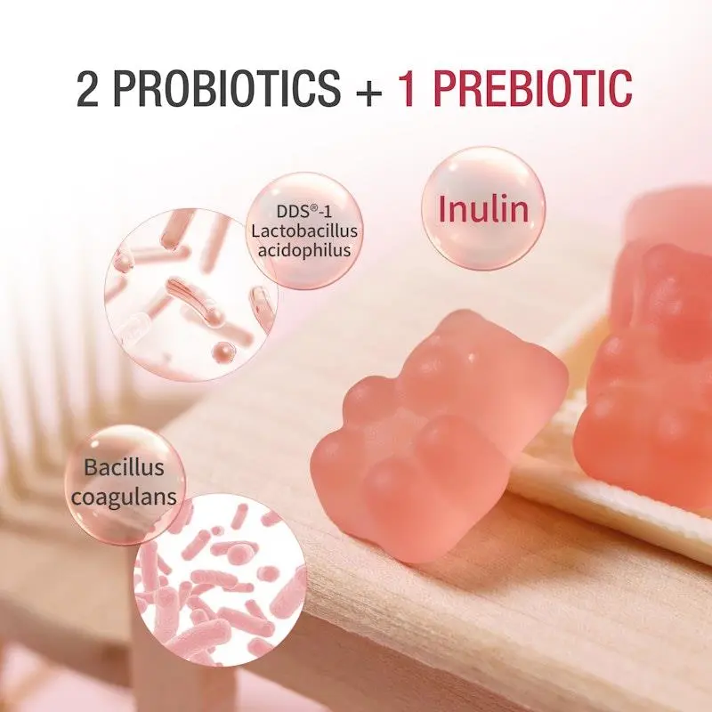 Unichi Rosa Prima Pre& Probiotics Gummy 60 Gummies