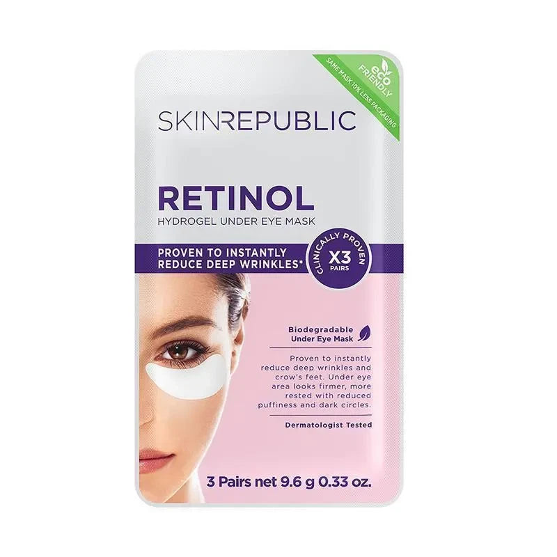 Skin Republic Retinol Hydrogel Under Eye Mask 3 Pairs (10 Pack)