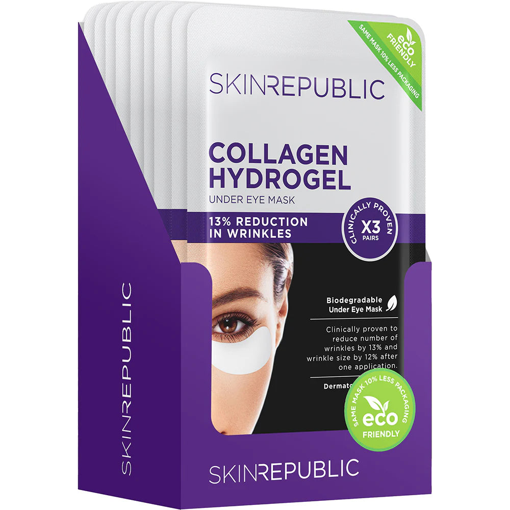 Skin Republic Collagen Under Eye Mask 3 Pairs（10 Pack）