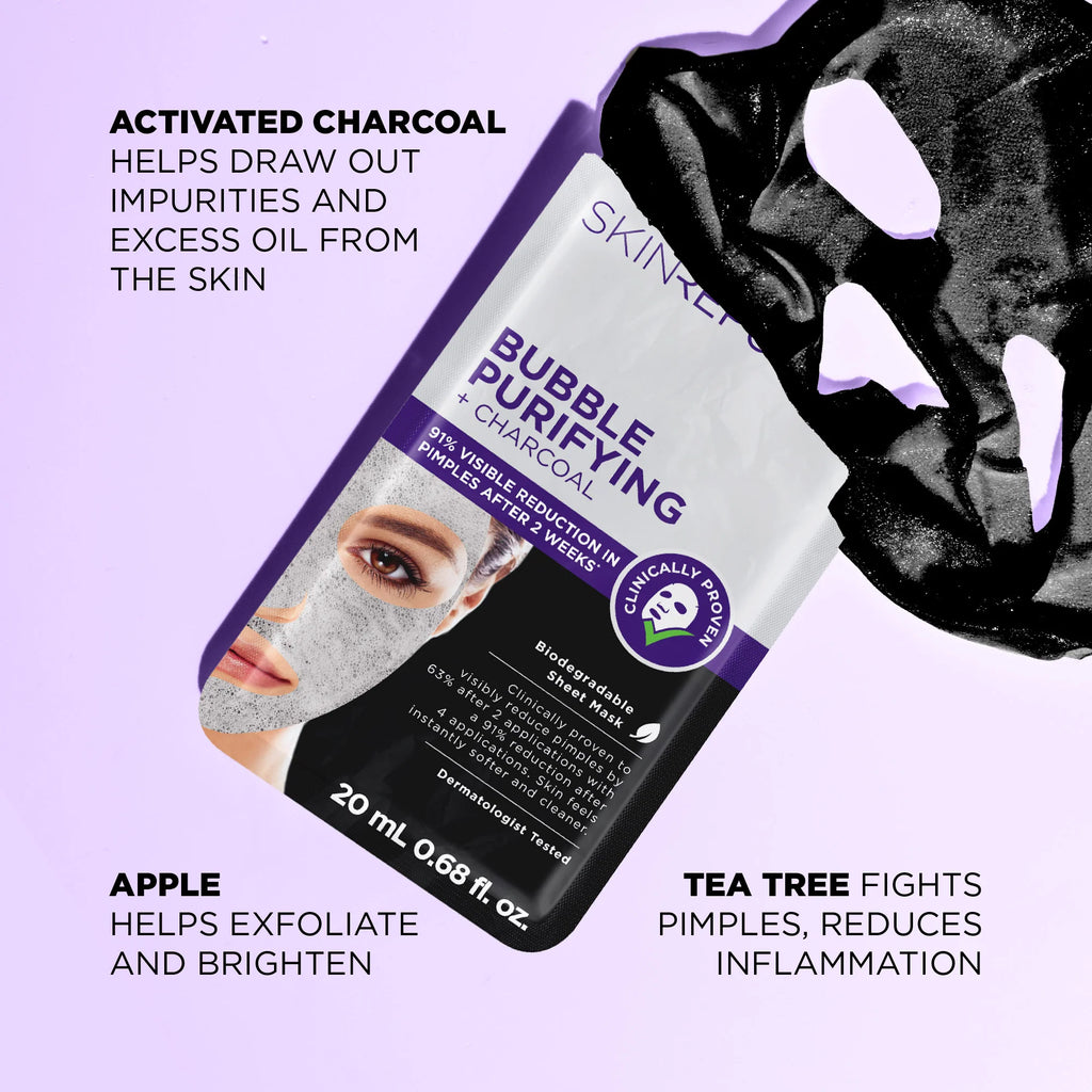 Skin Republic Bubble Purifying Charcoal Face Mask 20ml