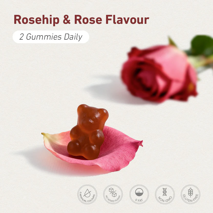 Unichi Rosa Prima Rose Collagen 60 Gummies