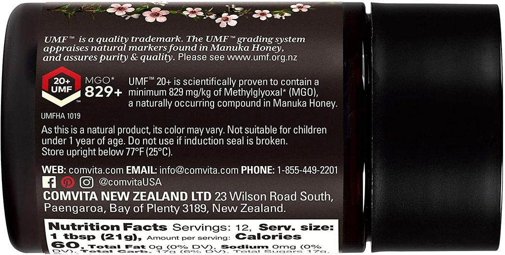 Comvita UMF 20+ Manuka Honey 250g