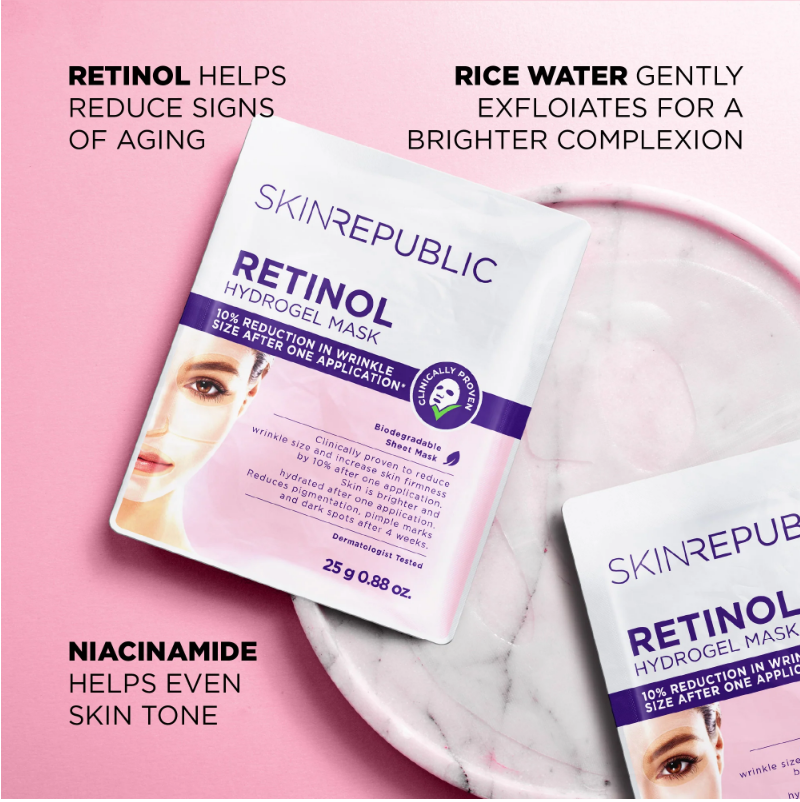 Skin Republic Retinol Hydrogel Mask 25g