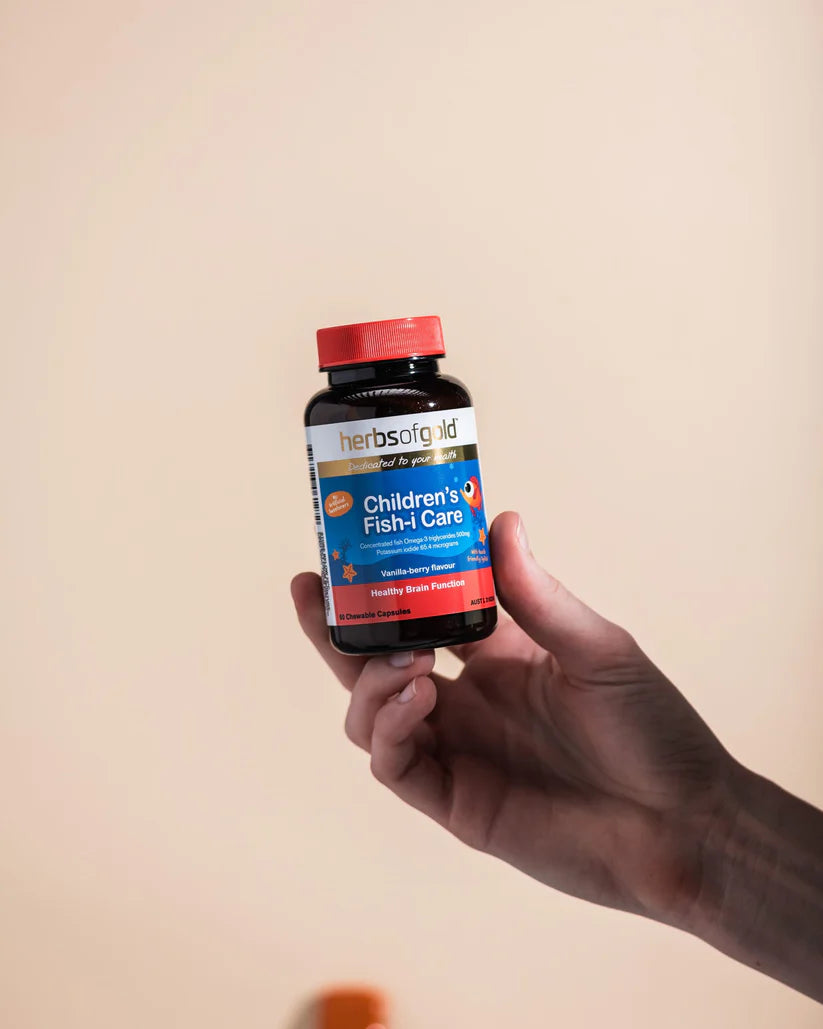 Herbs of Gold Childrens Fish-i Care 60 Capsules