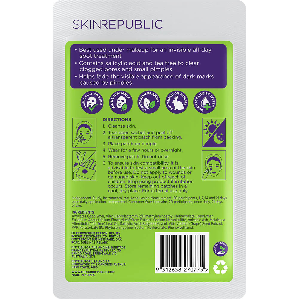 Skin Republic Spot Clear Salicylic Acid Patch 48 Patches