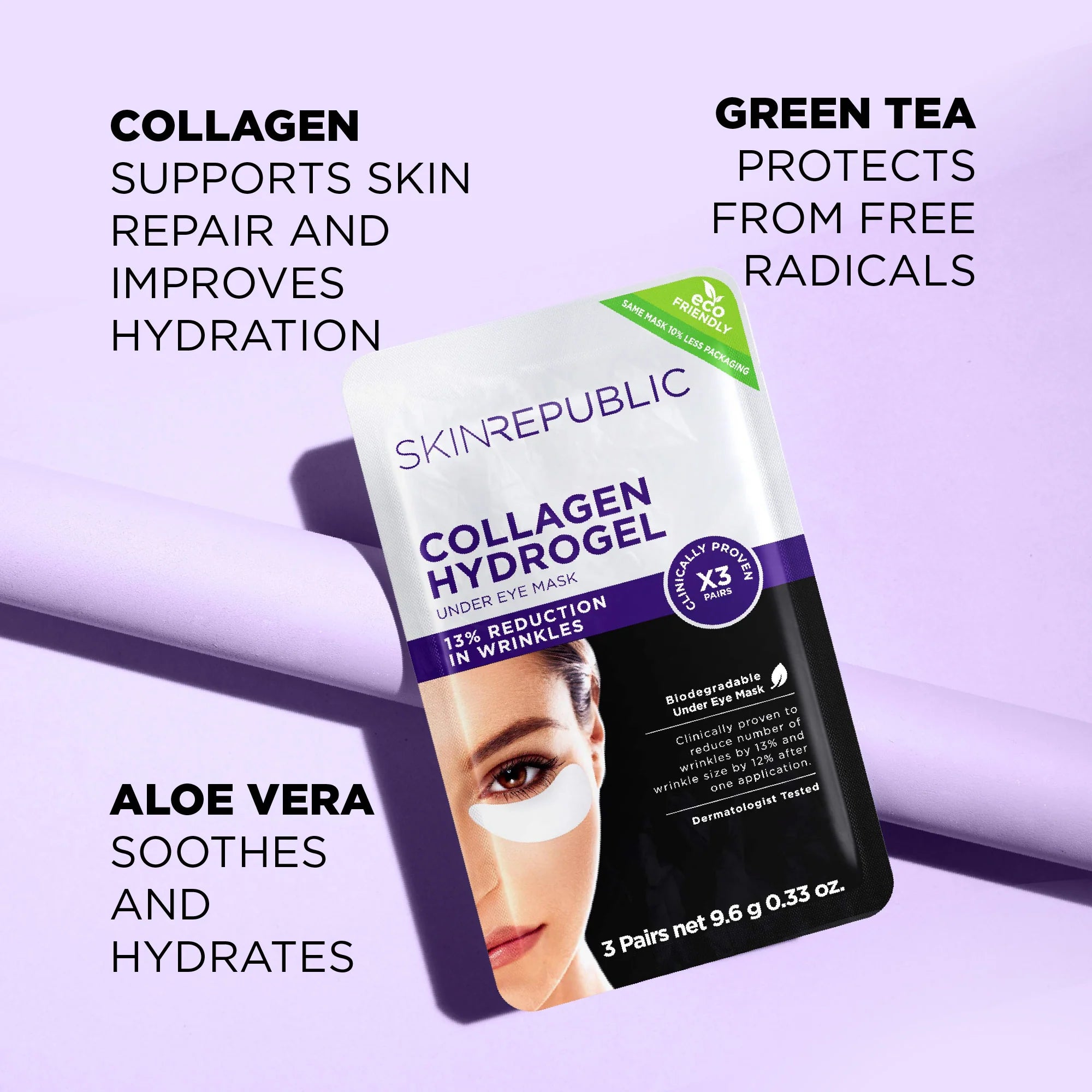 Skin Republic Collagen Under Eye Mask 3 Pairs