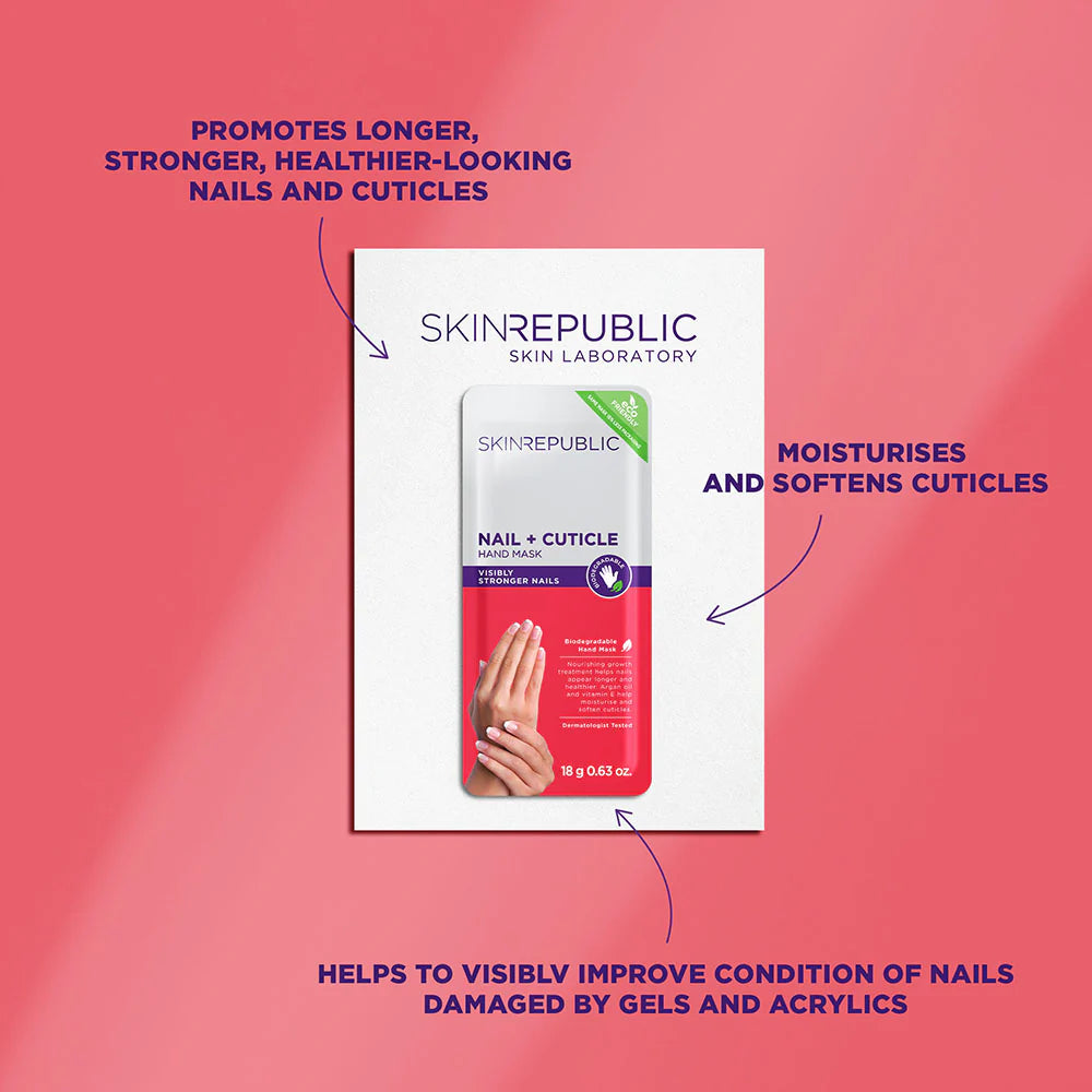 Skin Republic Nail + Cuticle Hand Mask 18g（10 Pack）