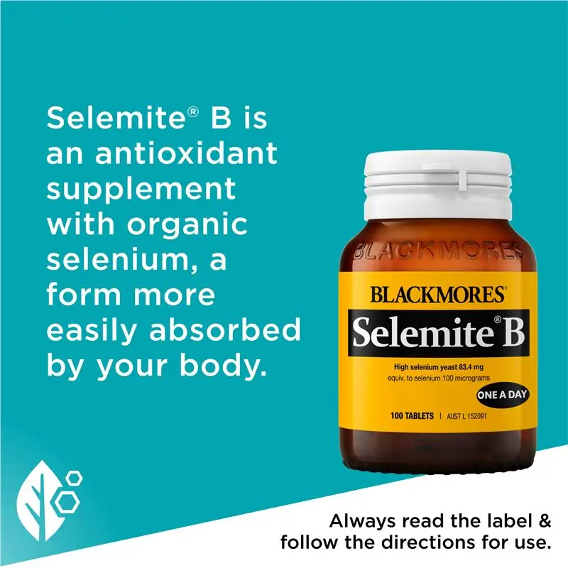 Blackmores Selemite B 100 Tablets