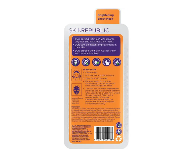 Skin Republic Niacinamide Sheet Mask 25ml