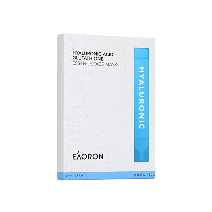 Eaoron Hyaluronic Acid Glutathione Essence Face Mask 25ml*5pcs
