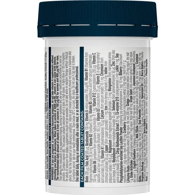 Swisse Mens Multivitamin 65+ 60 Tablets
