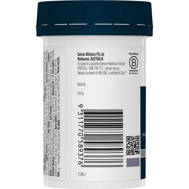 Swisse Mens Multivitamin 65+ 60 Tablets