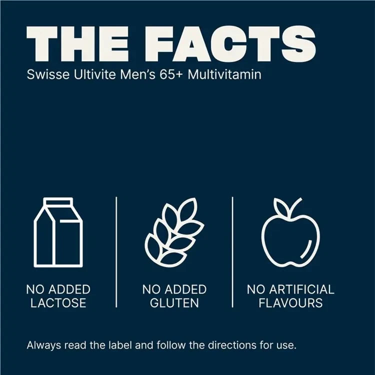 Swisse Mens Multivitamin 65+ 60 Tablets