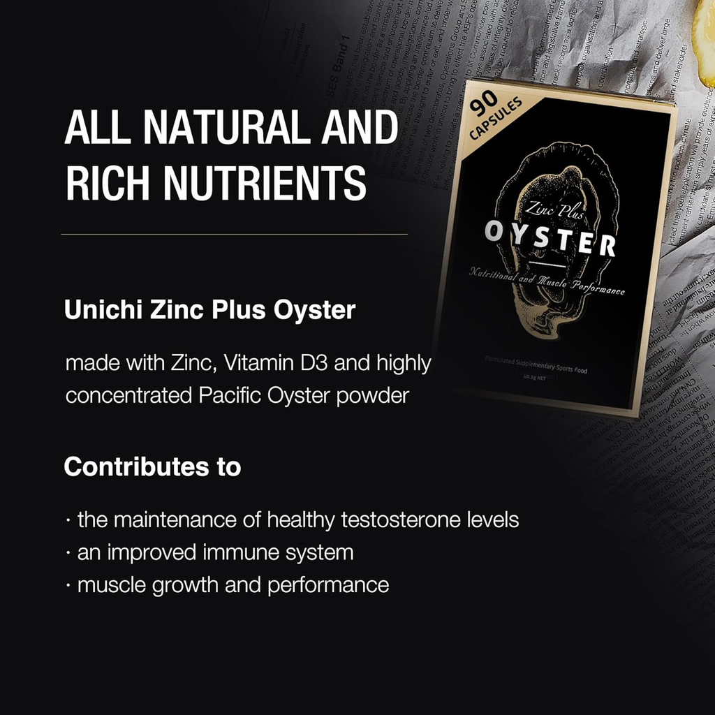 Unichi Zinc Plus Oyster 90 Capsules