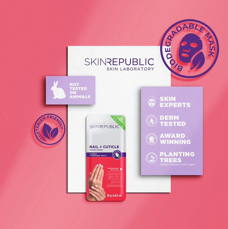 Skin Republic Nail + Cuticle Hand Mask 18g