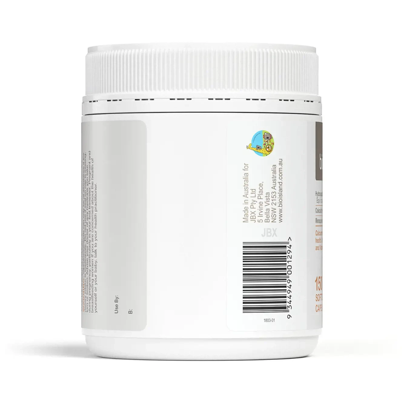 Bio Island Milk Calcium Bone Care 150 Softgel Capsules