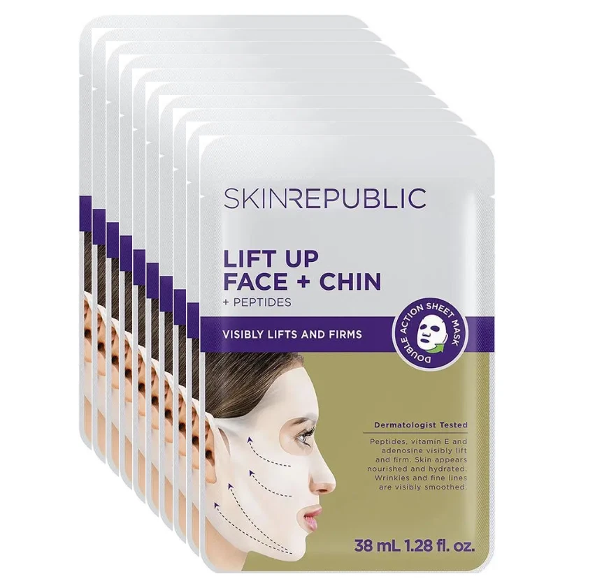 Skin Republic Lift Up Face + Chin Mask 38ml（10 Pack）