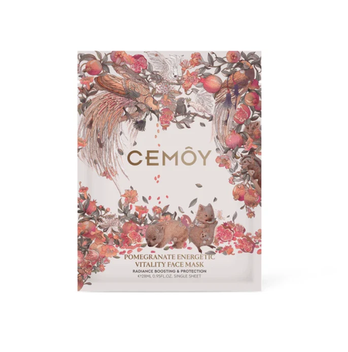 Cemoy Pomegranate Energetic Vitality Face Mask 5 Sheets