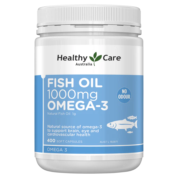 Healthy Care Fish Oil 1000mg Omega 3 400 Capsules