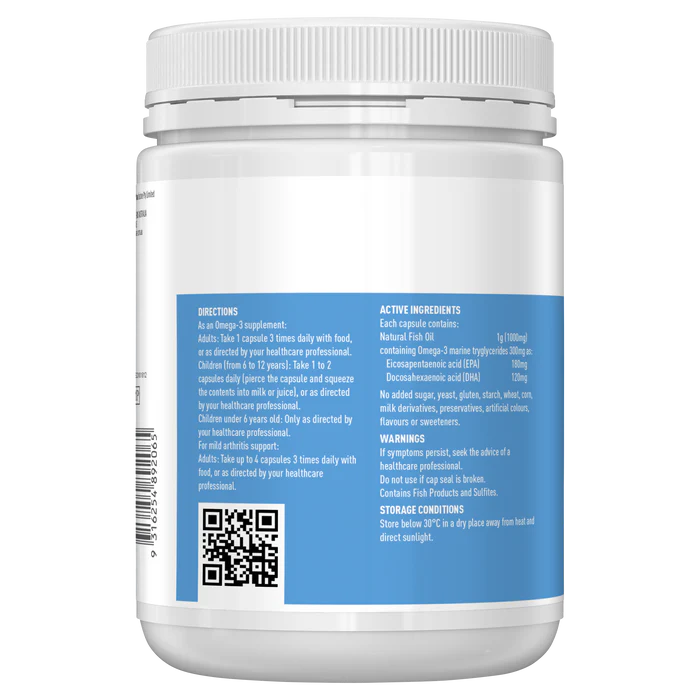 Healthy Care Fish Oil 1000mg Omega 3 400 Capsules