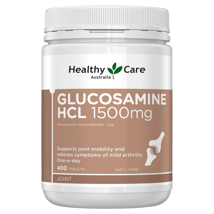 Healthy Care Glucosamine HCL 1500mg 400 Tablets