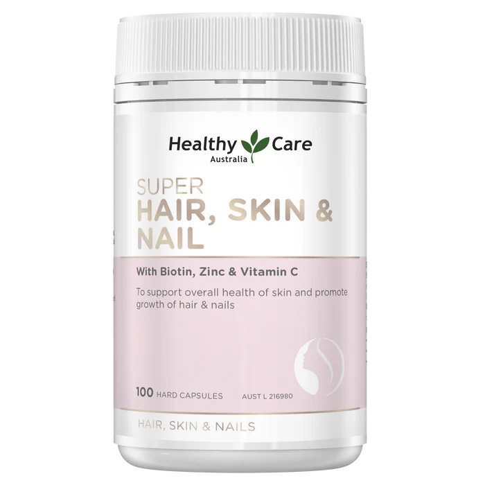 Healthy Care Super Hair Skin & Nails 100 Capsules