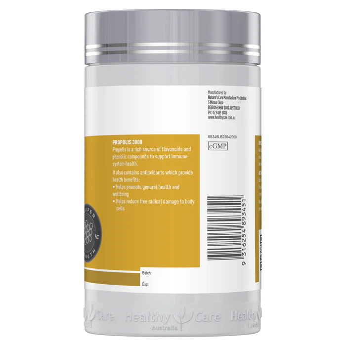 Healthy Care Ultra Premium Propolis 3800mg 200 Capsules