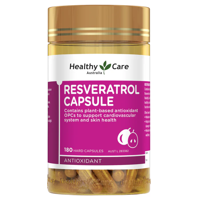 Healthy Care Resveratrol 180 Capsules
