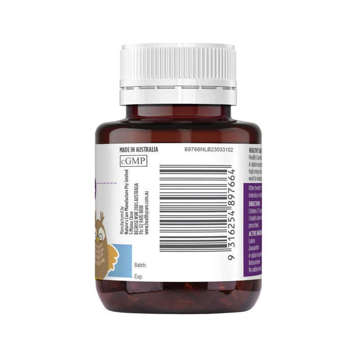 Healthy Care Kids Computer Eyes 60 Chewable Tablets
