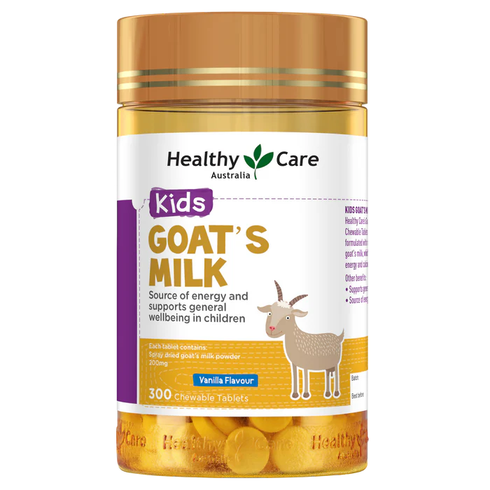 Healthy Care Goat Milk Vanilla Flavour Chewable 300 Tablets