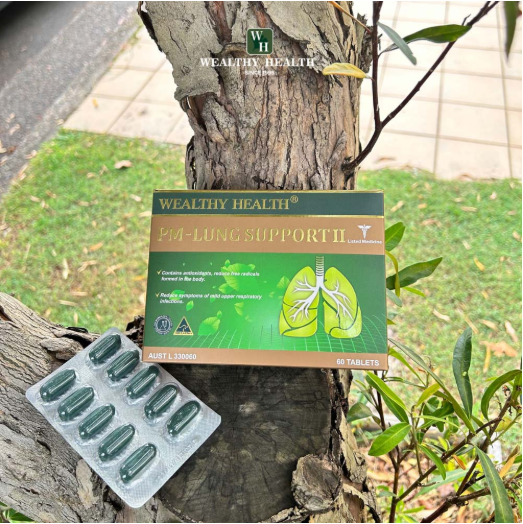 Wealthy Health PM-Lung Support II 60 Tablets