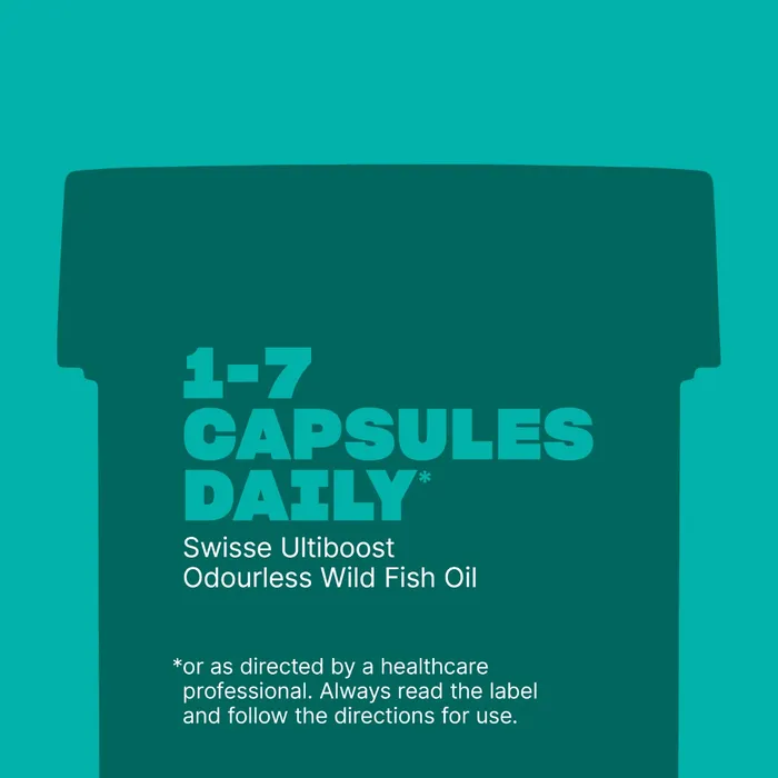 Swisse Odourless Wild Fish Oil 1000Mg 200 Capsules