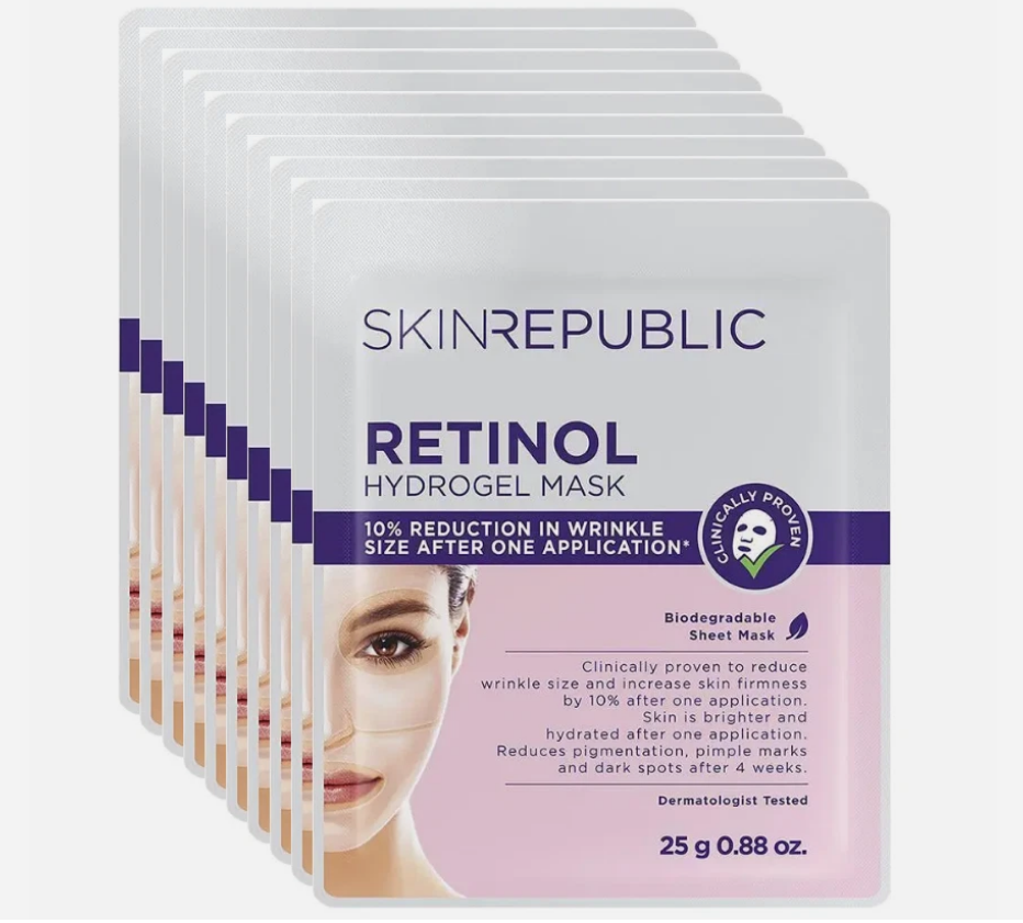 Skin Republic Retinol Hydrogel Mask 25g (10 Pack)