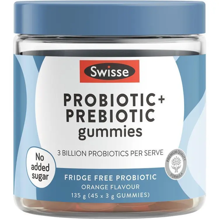 Swisse Adults Probiotic & Prebiotic Gummies 45 Gummies