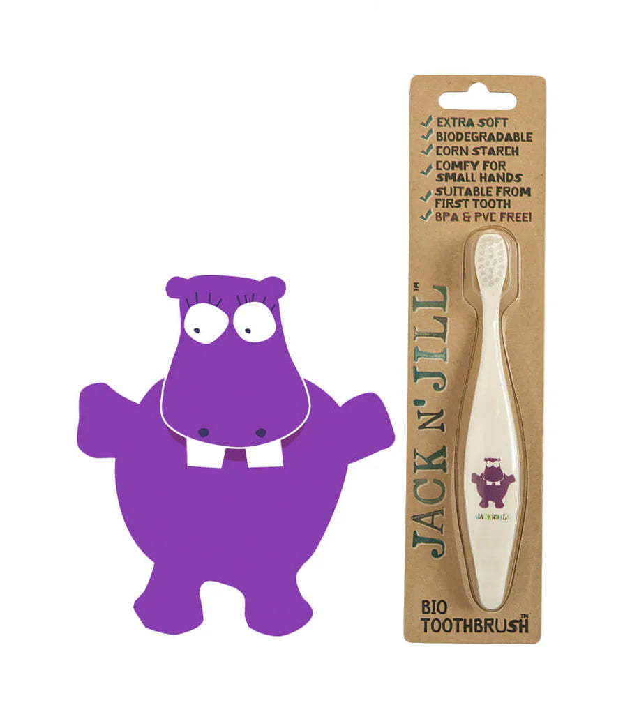 Jack N' Jill Kids Toothbrush - Hippo