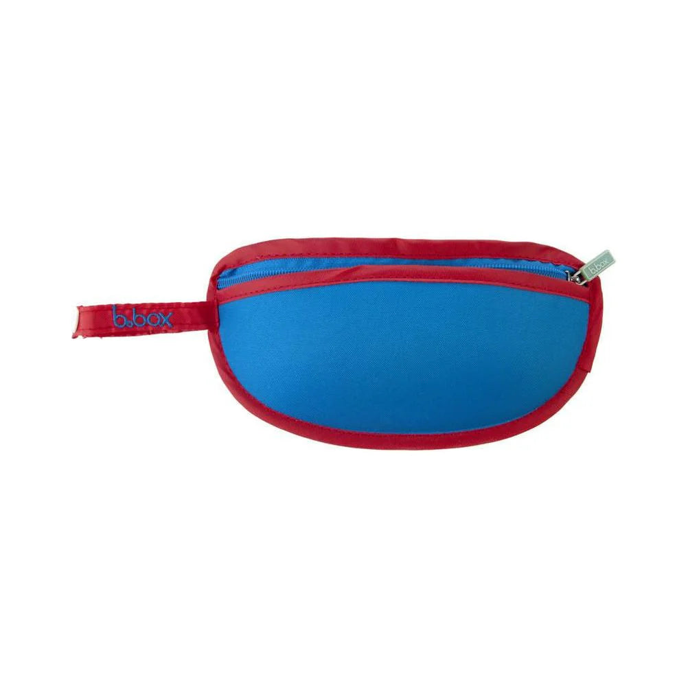 B.box Travel Bib + Flexible Spoon – Beep Beep