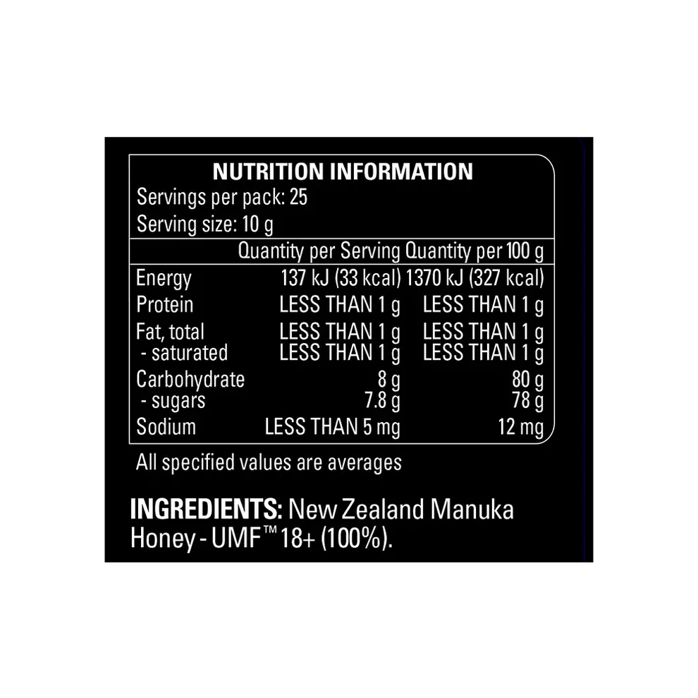 Comvita UMF 18+ Manuka Honey 250g