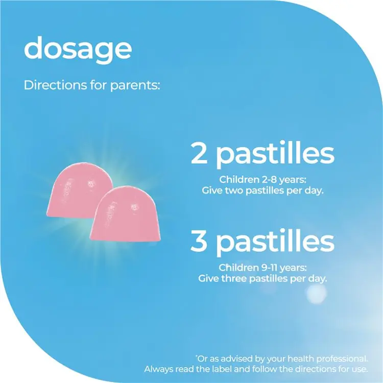 Nature's Way Kids Smart Vita Gummies Calcium + Vit D 60 Pastilles
