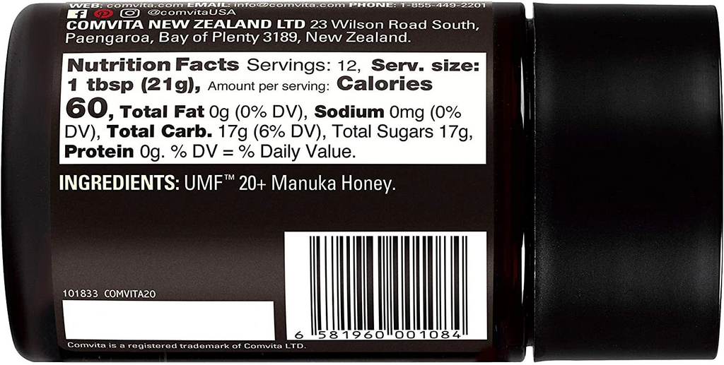 Comvita UMF 20+ Manuka Honey 250g